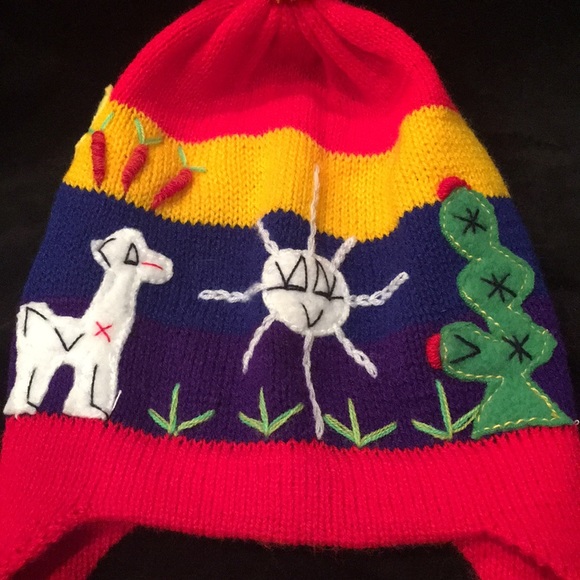 Kids Peruvian beanie - Picture 2 of 4